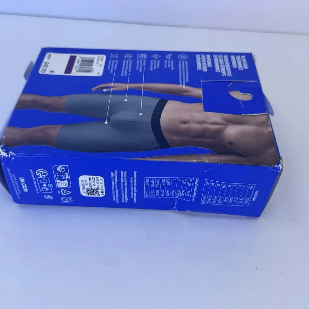 Under Armour 6 inch Tech Boxer Brief New Tag Men 2XL Box Contains 3 Boxerjocks